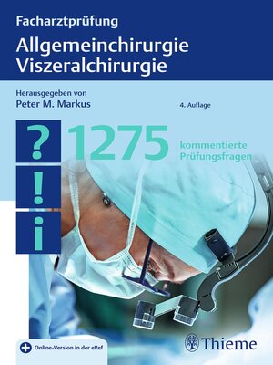 cover image of Facharztprüfung Allgemeinchirurgie, Viszeralchirurgie